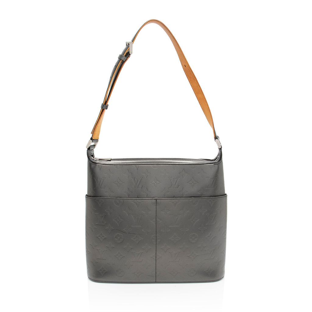Louis Vuitton Monogram Vernis Mat Sutter Shoulder Bag (SHF-I1ZVht)