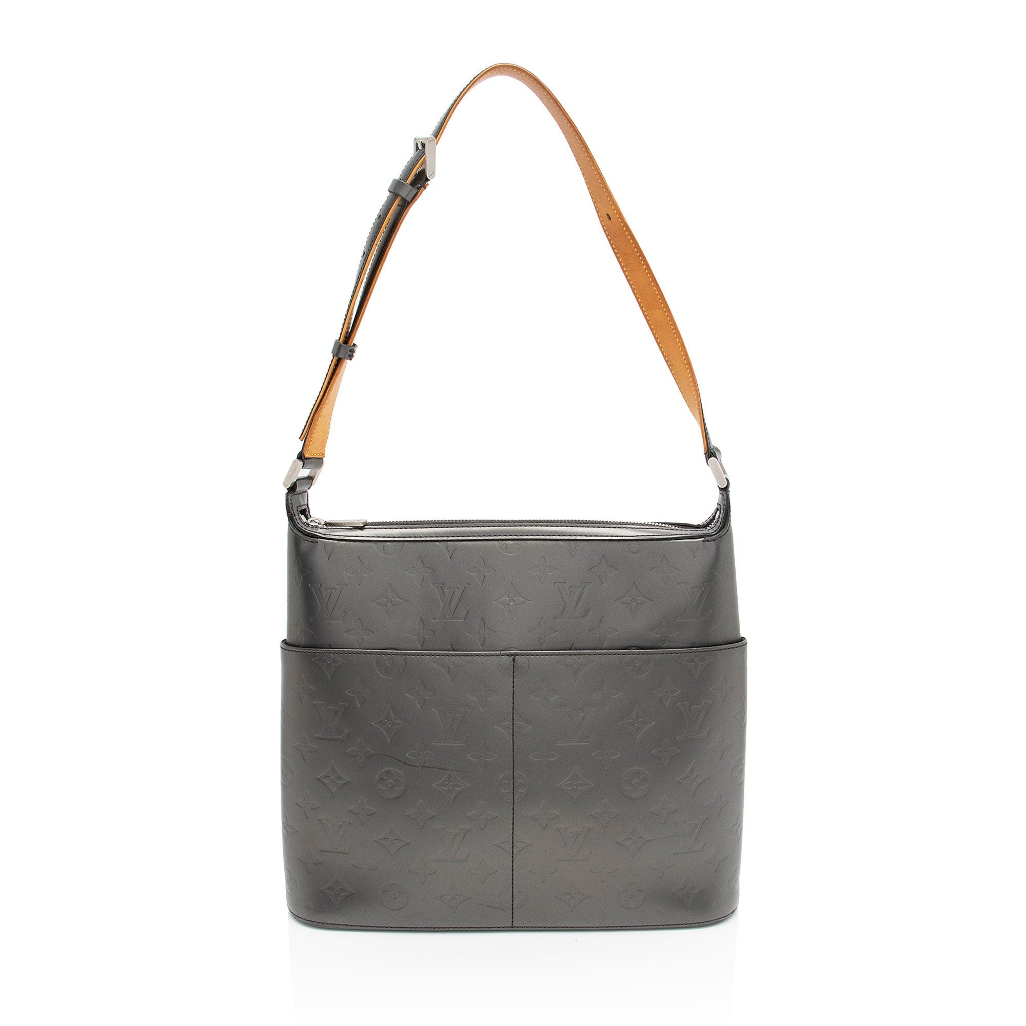 Louis Vuitton Monogram Vernis Mat Sutter Shoulder Bag (SHF-I1ZVht)