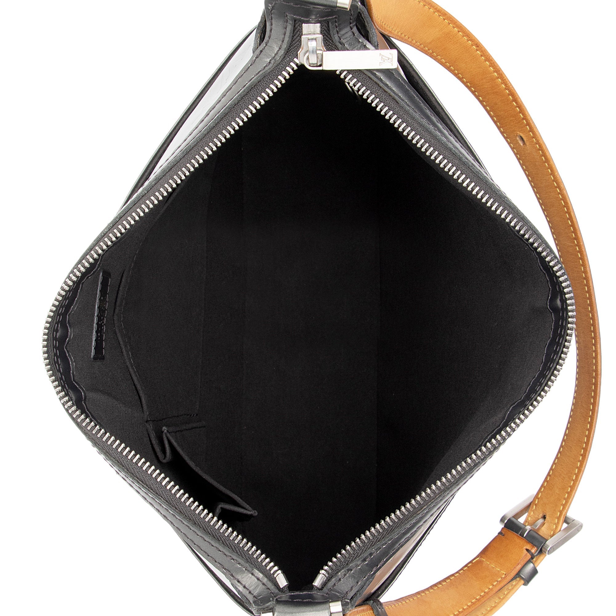 Louis Vuitton Monogram Vernis Mat Sutter Shoulder Bag (SHF-I1ZVht)