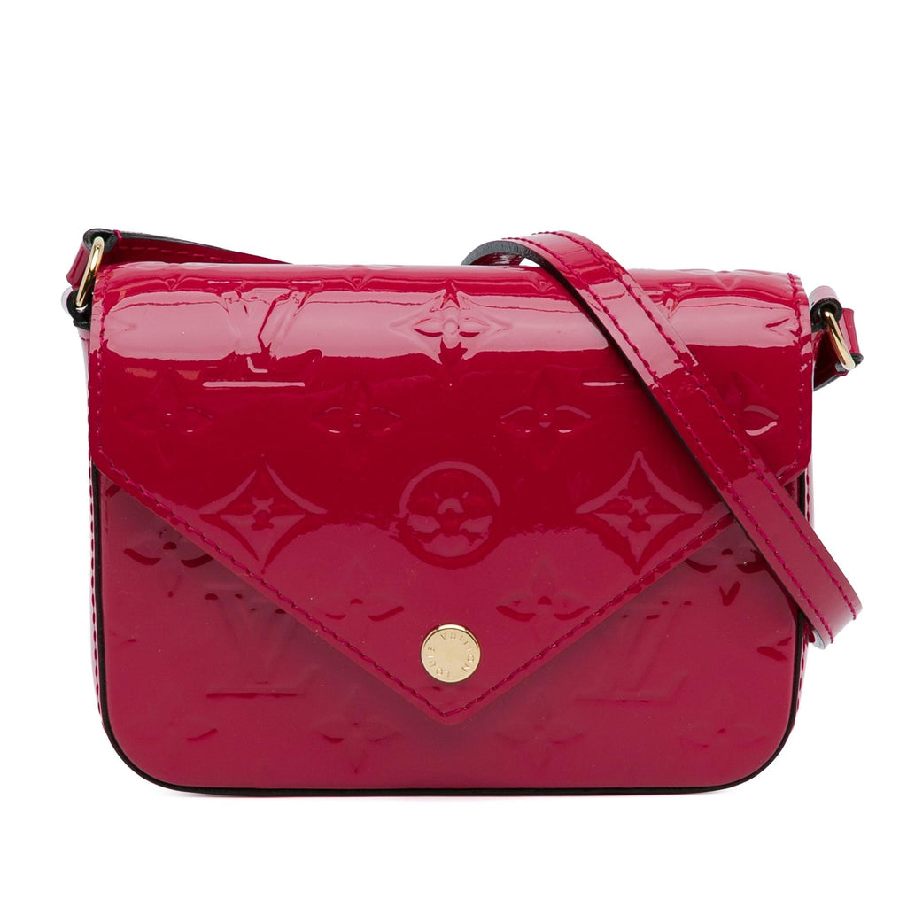 Louis Vuitton Monogram Vernis Mini Sac Lucie (SHG-iSbezC)