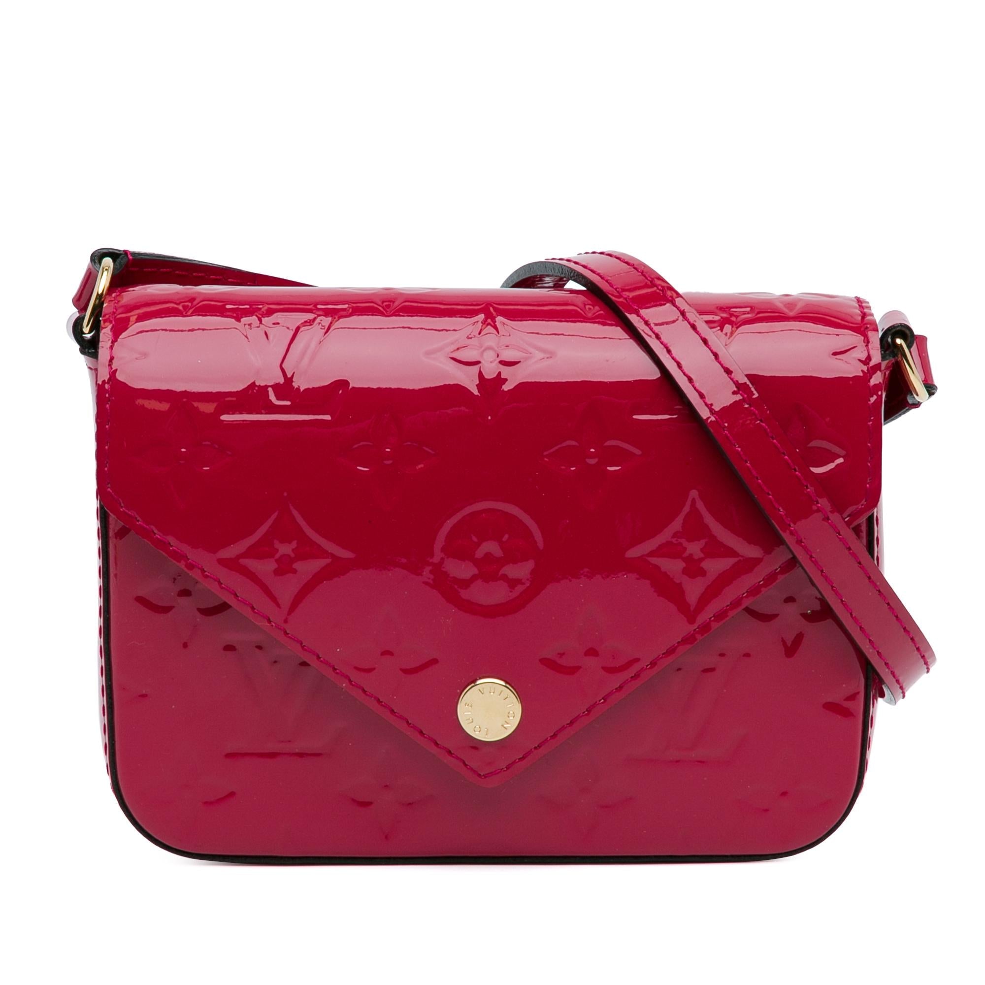 Louis Vuitton Monogram Vernis Mini Sac Lucie (SHG-iSbezC)