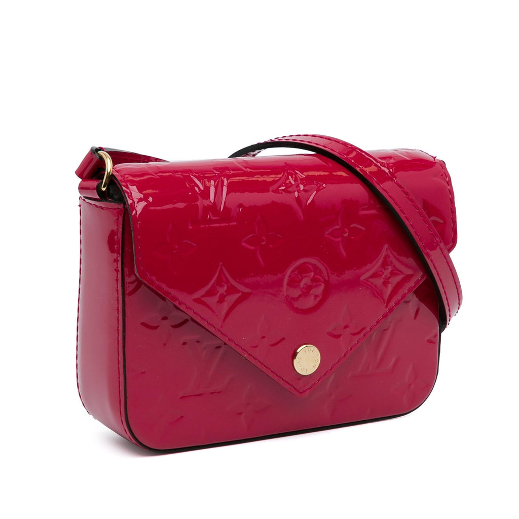 Louis Vuitton Monogram Vernis Mini Sac Lucie (SHG-iSbezC)