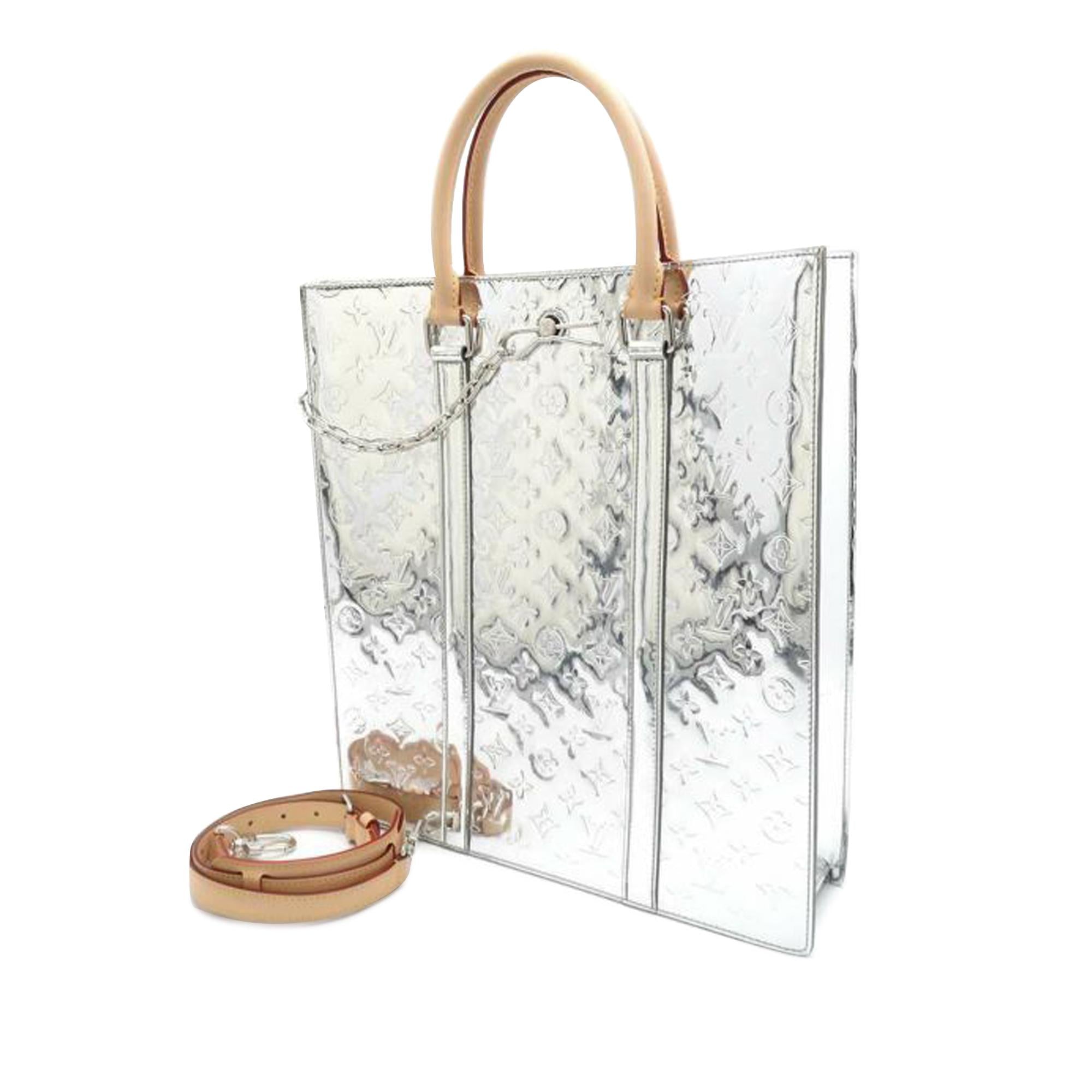 Louis Vuitton Monogram Vernis Miroir Sac Plat (SHG-Xmfr2v)