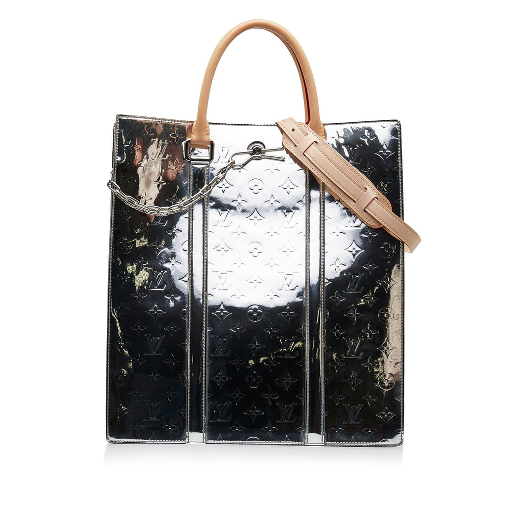 Louis Vuitton Monogram Vernis Mirror Sac Plat (SHG-q01Saf)
