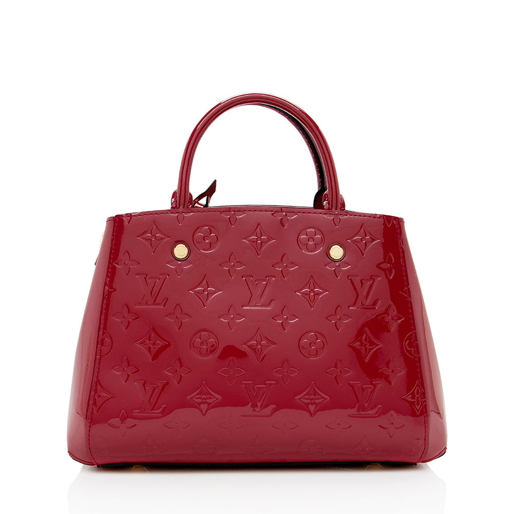 Louis Vuitton Monogram Vernis Montaigne BB Satchel - FINAL SALE (SHF-14934)