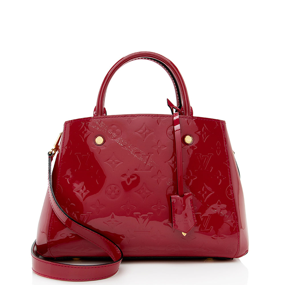 Louis Vuitton Monogram Vernis Montaigne BB Satchel - FINAL SALE (SHF-14934)