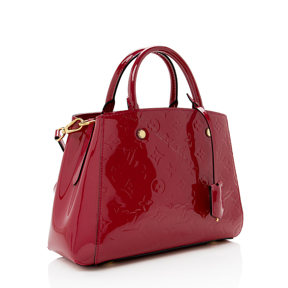 Louis Vuitton Monogram Vernis Montaigne BB Satchel - FINAL SALE (SHF-14934)