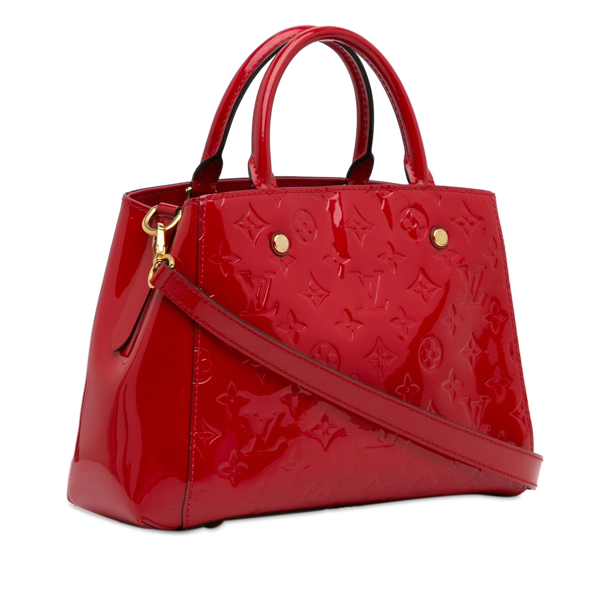 Louis Vuitton Monogram Vernis Montaigne BB (SHG-v8kJTe)