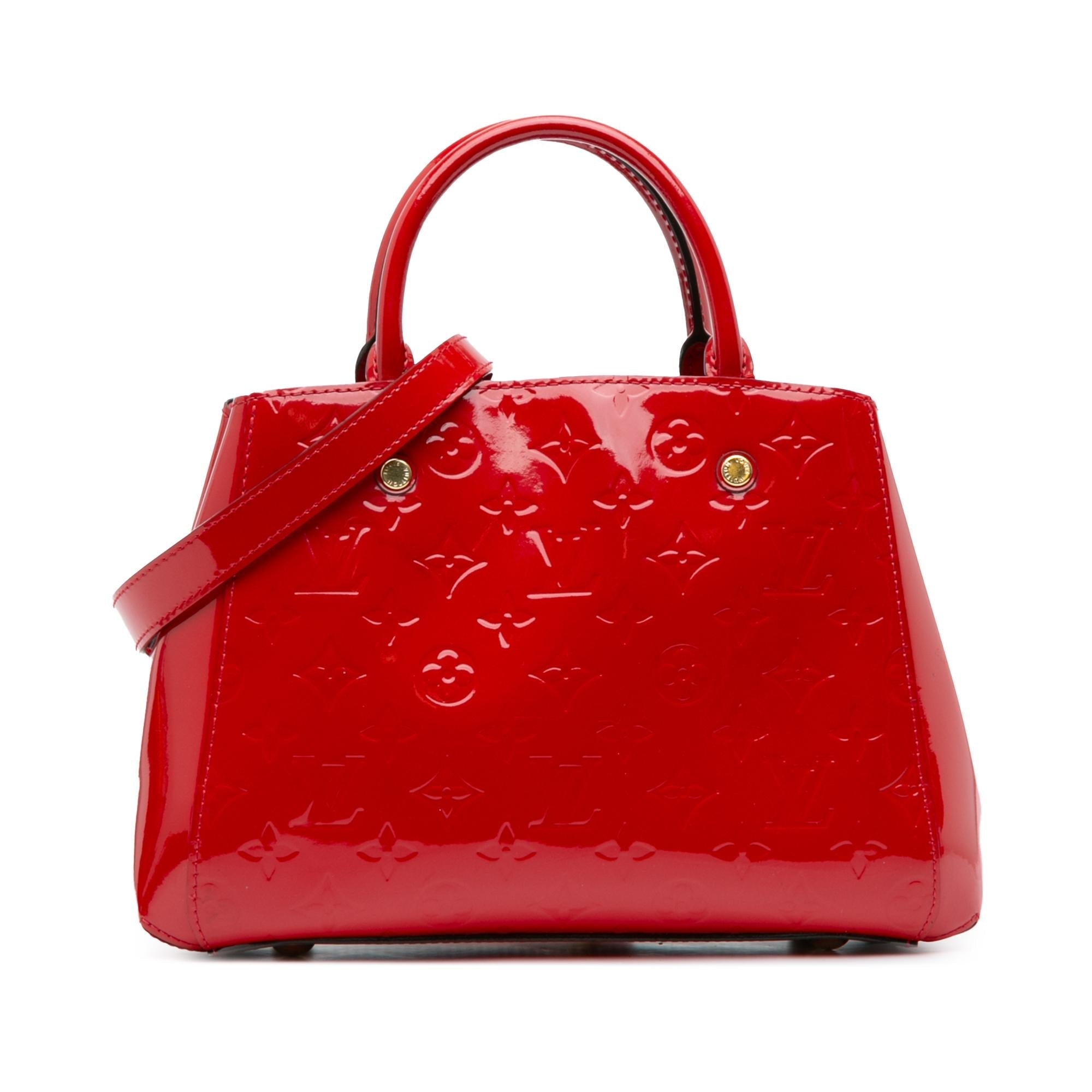 Louis Vuitton Monogram Vernis Montaigne BB (SHG-G9yb6I)