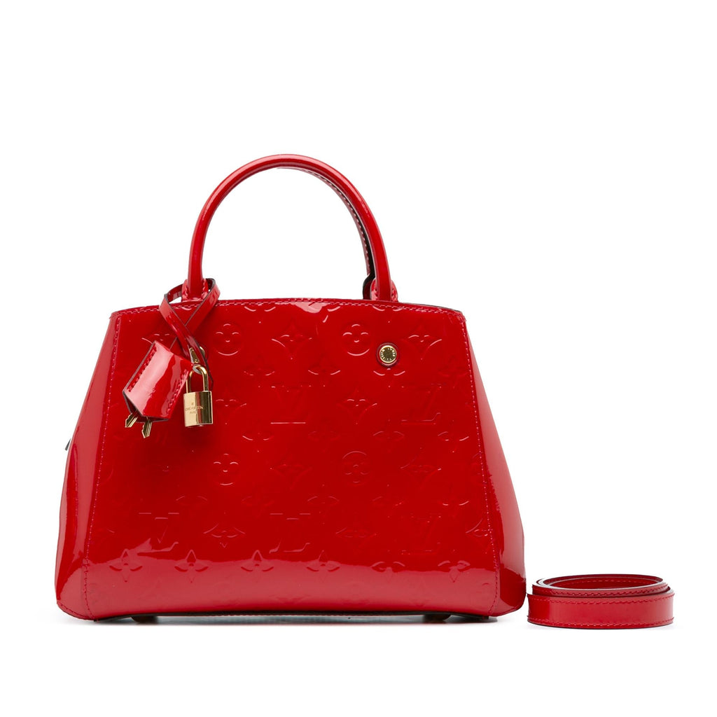 Louis Vuitton Monogram Vernis Montaigne BB (SHG-G9yb6I)