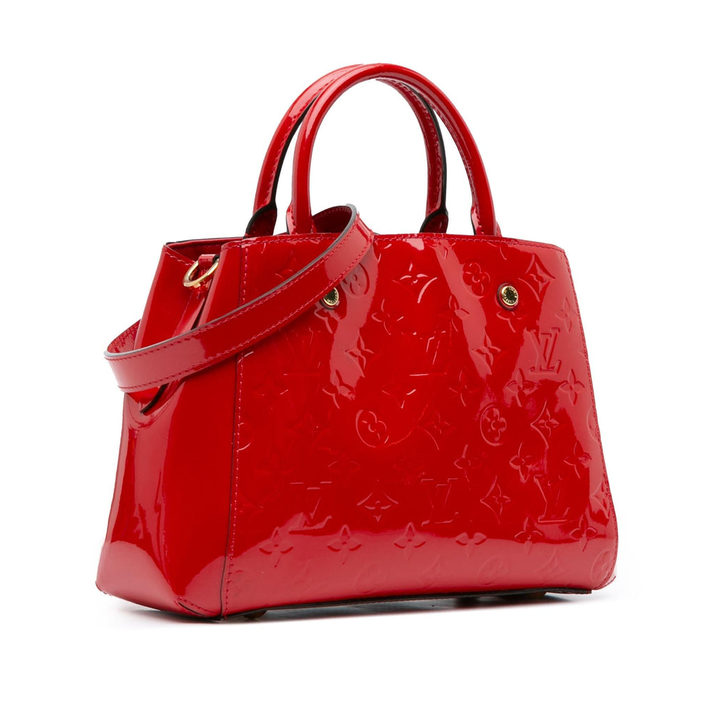 Louis Vuitton Monogram Vernis Montaigne BB (SHG-G9yb6I)