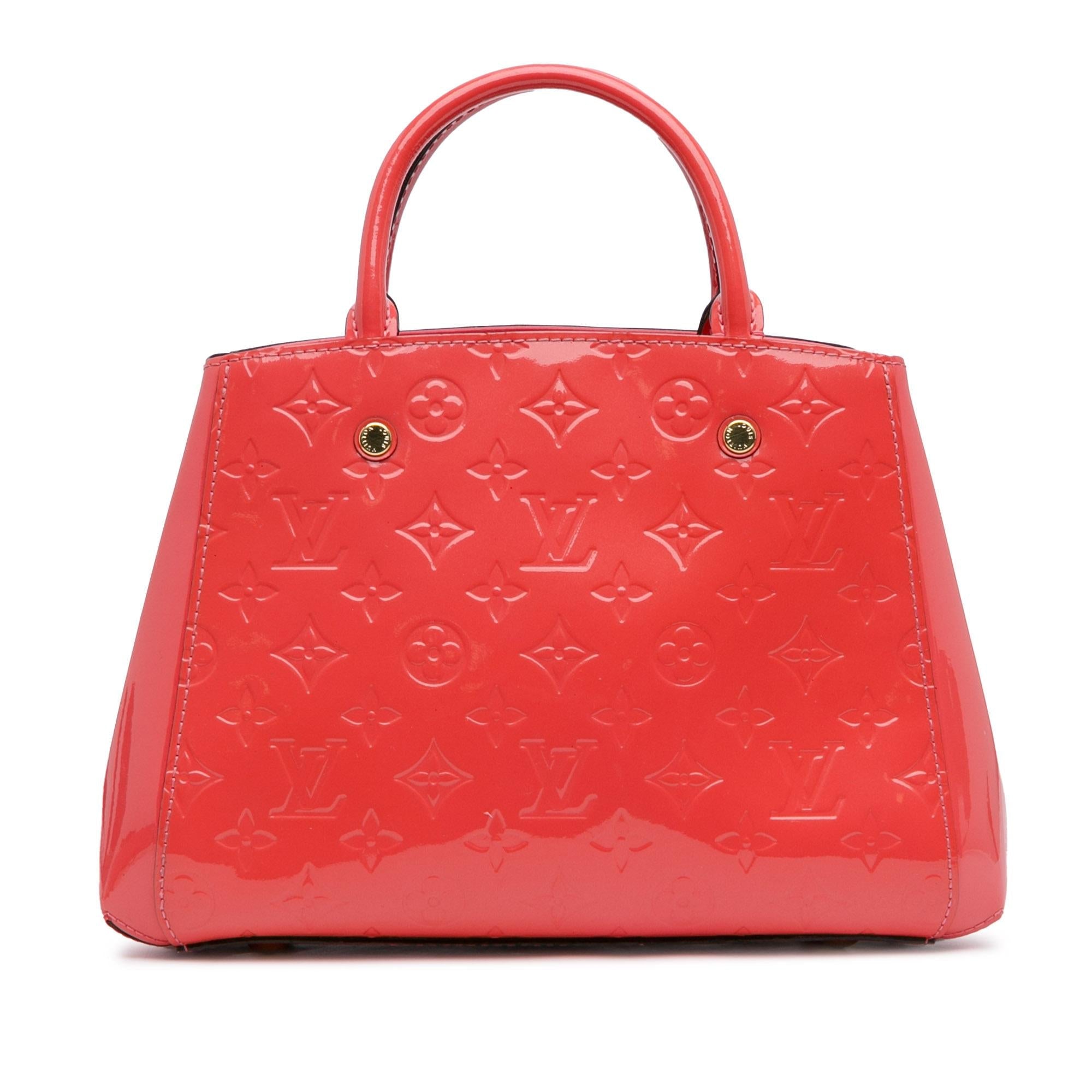 Louis Vuitton Monogram Vernis Montaigne BB (SHG-v4ynf0)
