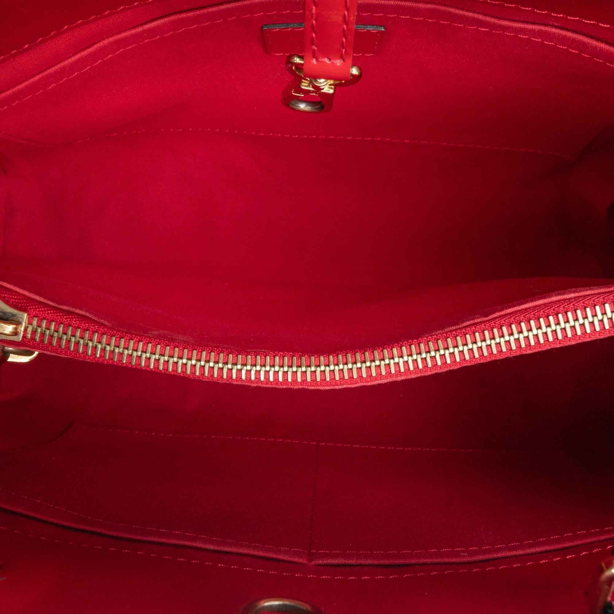Louis Vuitton Monogram Vernis Montaigne BB (SHG-RZlMWB)