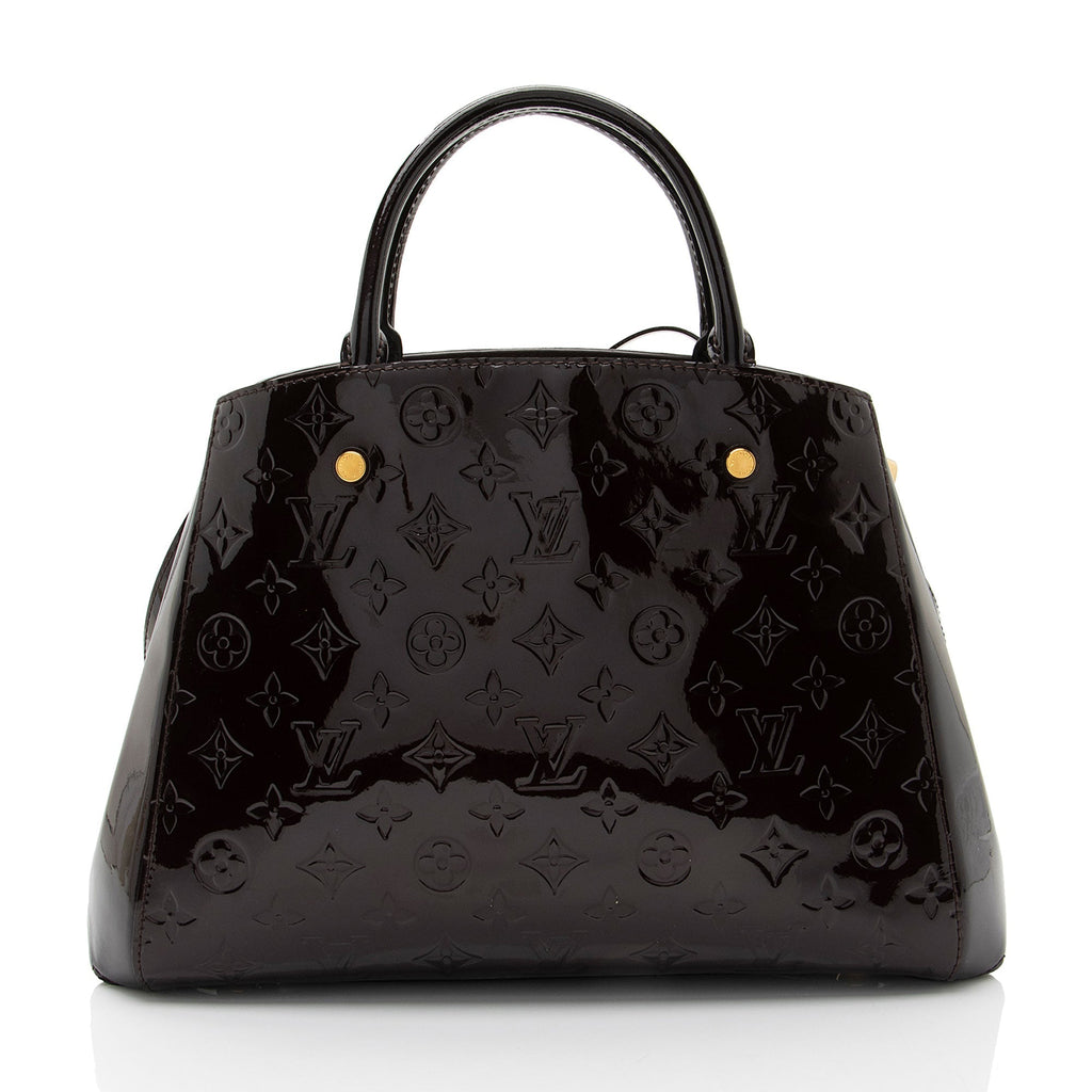 Louis Vuitton Monogram Vernis Montaigne MM Satchel (SHF-0N0xLg)
