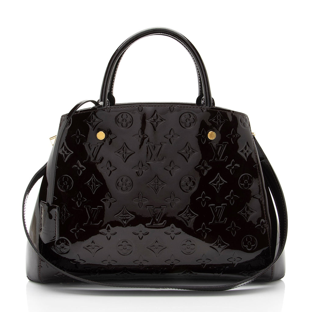 Louis Vuitton Monogram Vernis Montaigne MM Satchel (SHF-0N0xLg)