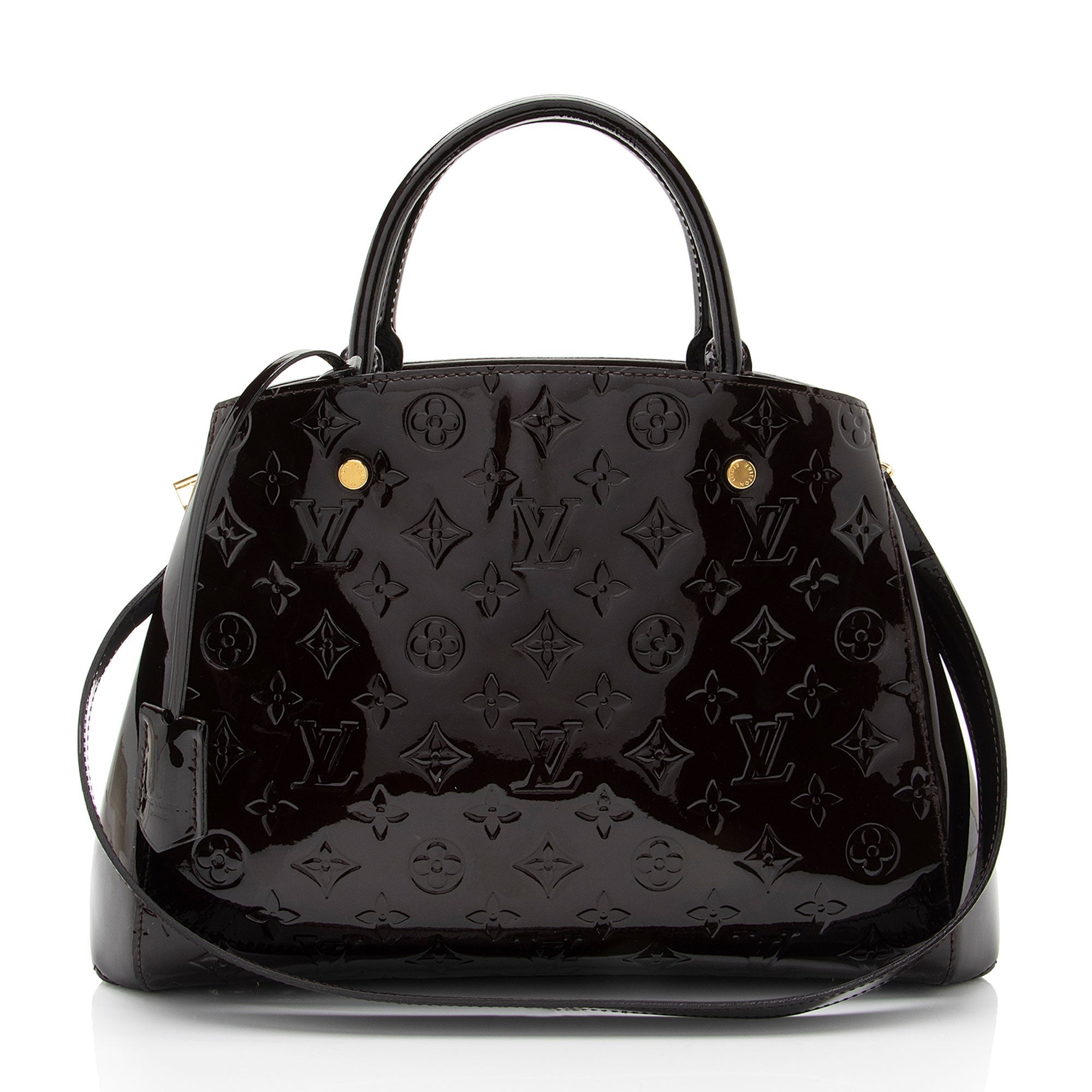 Louis Vuitton Monogram Vernis Montaigne MM Satchel (SHF-0N0xLg)