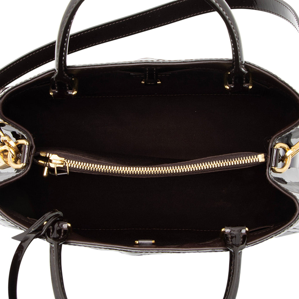 Louis Vuitton Monogram Vernis Montaigne MM Satchel (SHF-0N0xLg)
