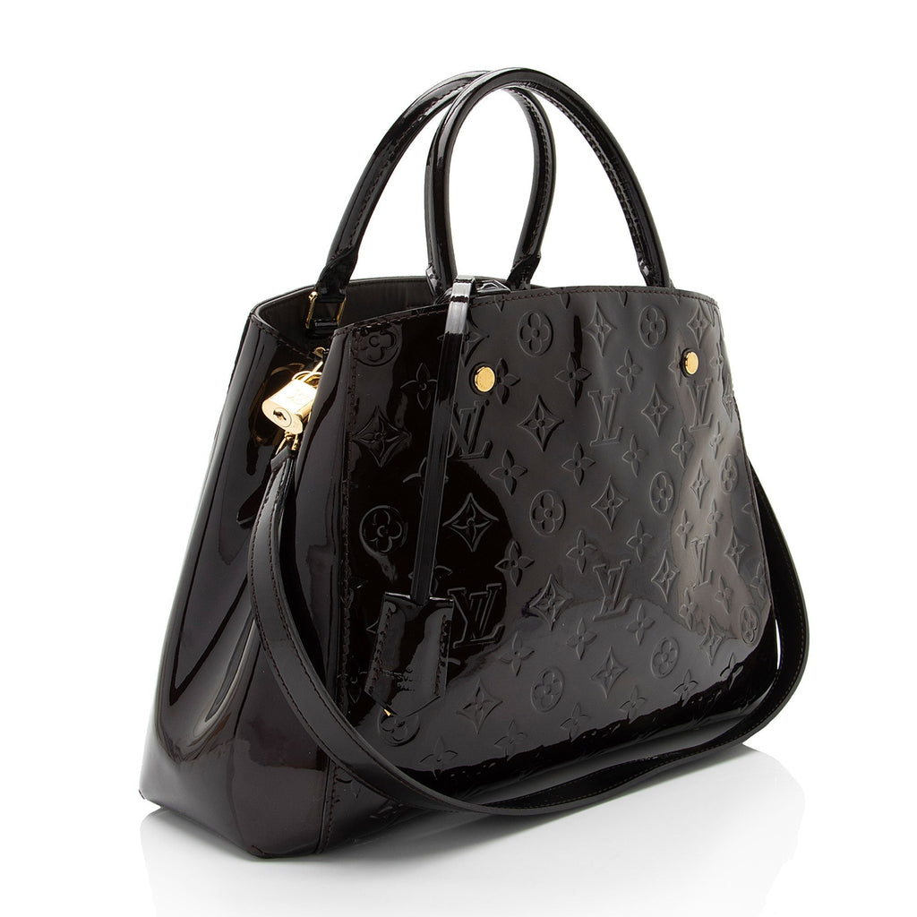 Louis Vuitton Monogram Vernis Montaigne MM Satchel (SHF-0N0xLg)