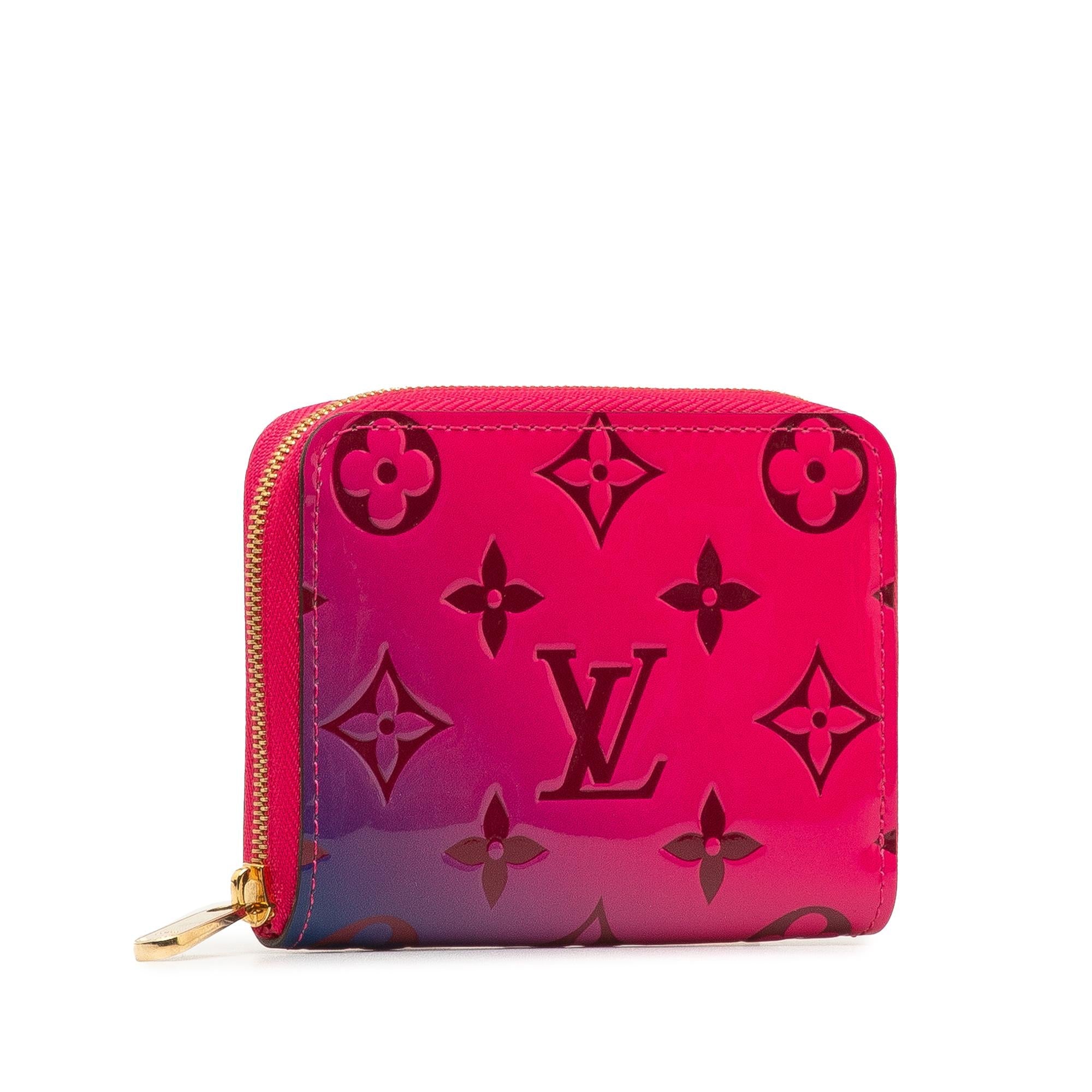 Louis Vuitton Monogram Vernis Ombre Zippy Coin Purse (SHG-Tdp8in)