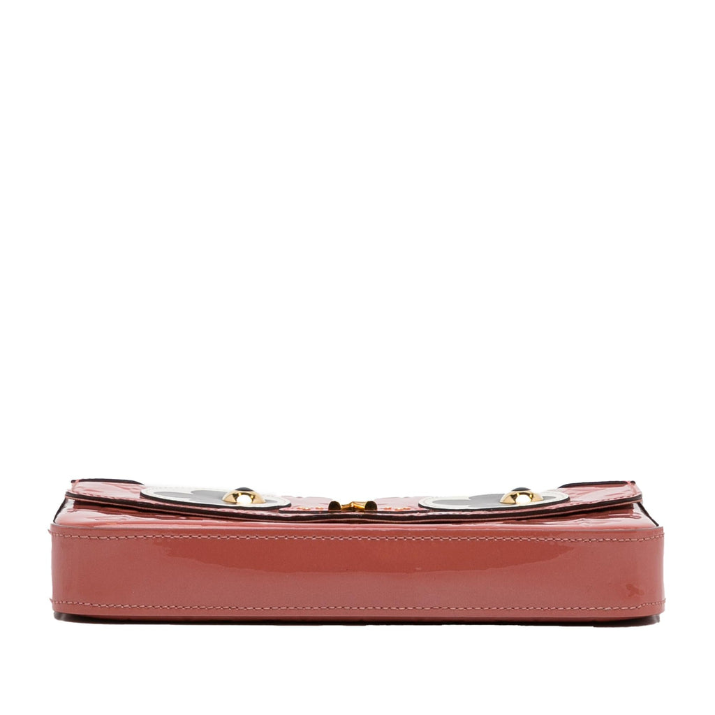 Louis Vuitton Monogram Vernis Pochette Felicie Valentine Dog (SHG-y5pSsZ)
