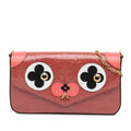 Louis Vuitton Monogram Vernis Pochette Felicie Valentine Dog