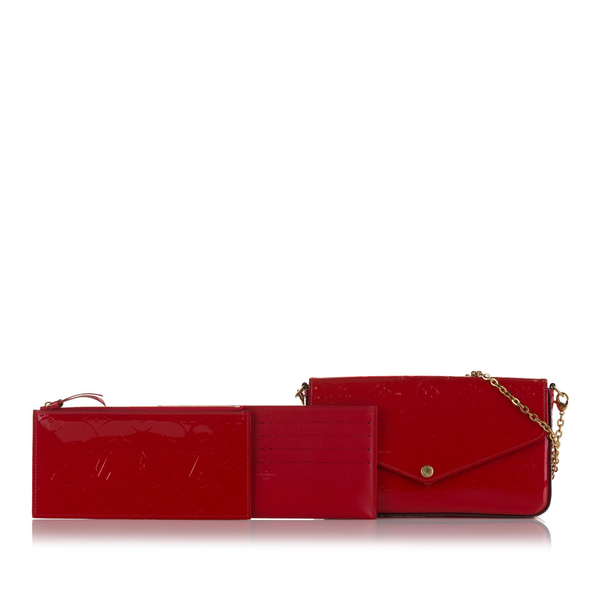 Louis Vuitton Monogram Vernis Pochette Felicie (SHG-GgZlqY)