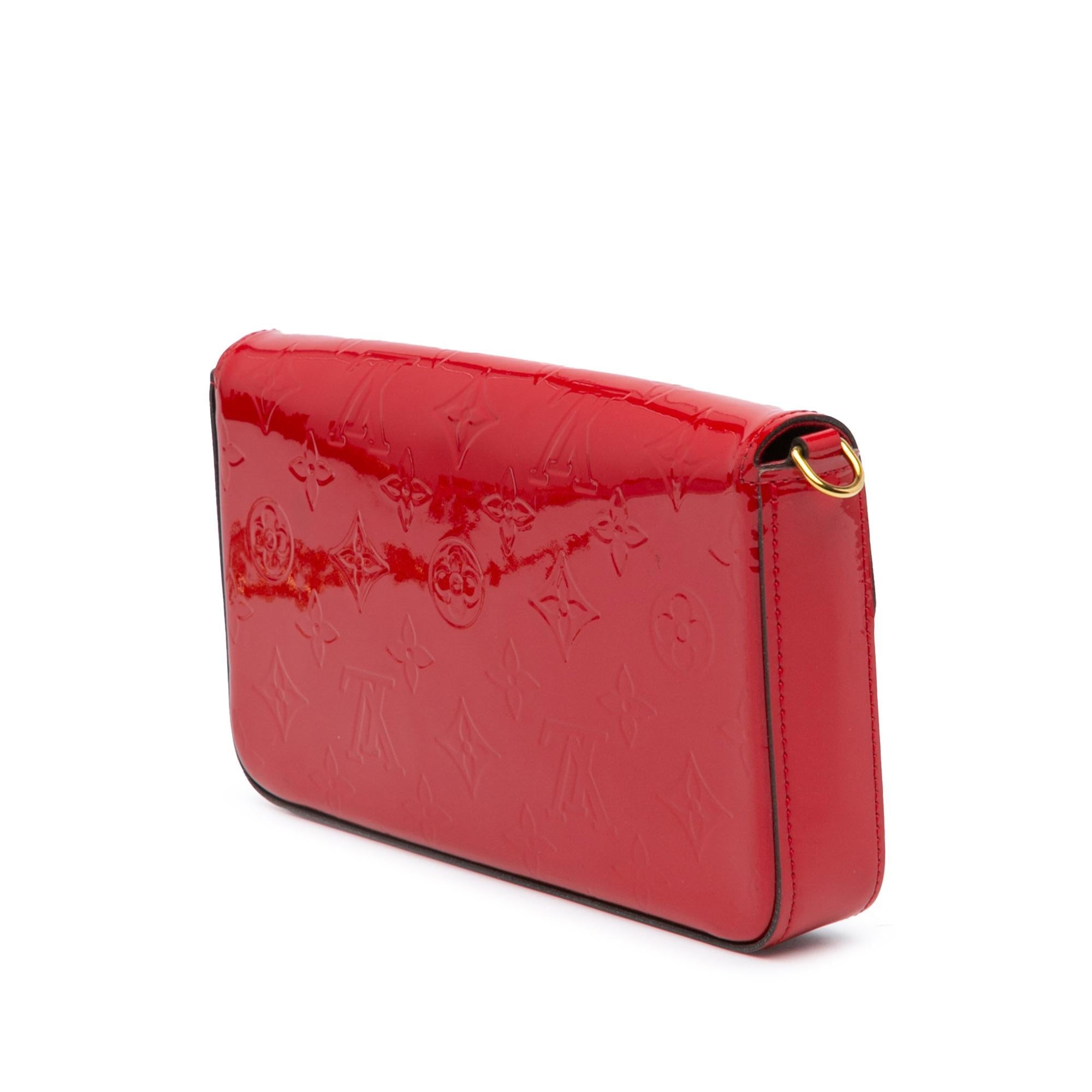 Louis Vuitton Monogram Vernis Pochette Felicie (SHG-UySAZ4)