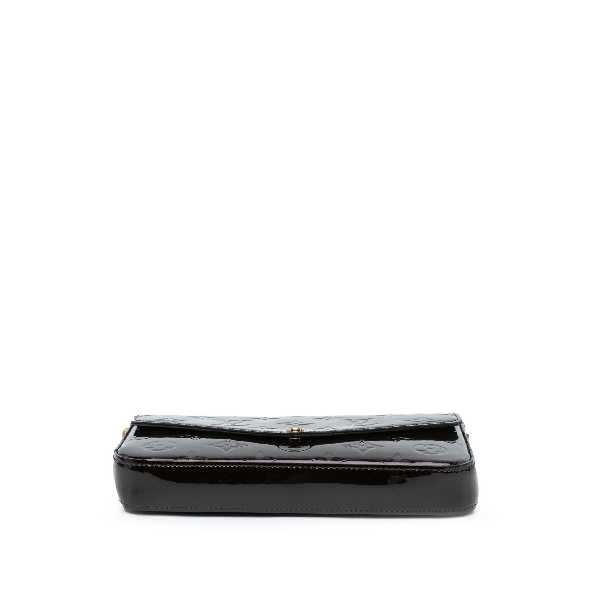 Louis Vuitton Monogram Vernis Pochette Felicie (SHG-xoejDR)