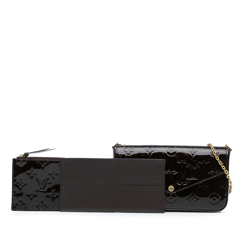 Louis Vuitton Monogram Vernis Pochette Felicie (SHG-xoejDR)