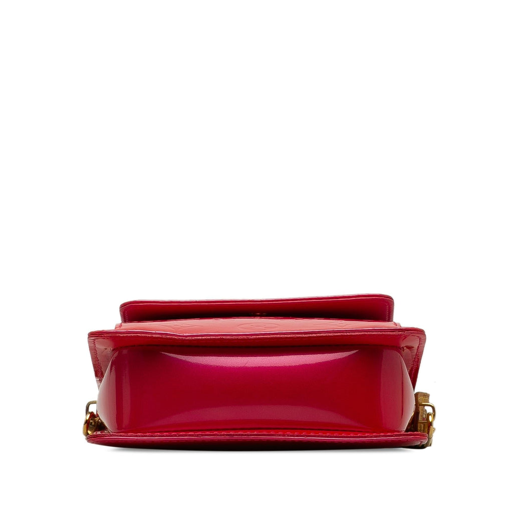 Louis Vuitton Monogram Vernis Pochette Mott (SHG-n5etRB)