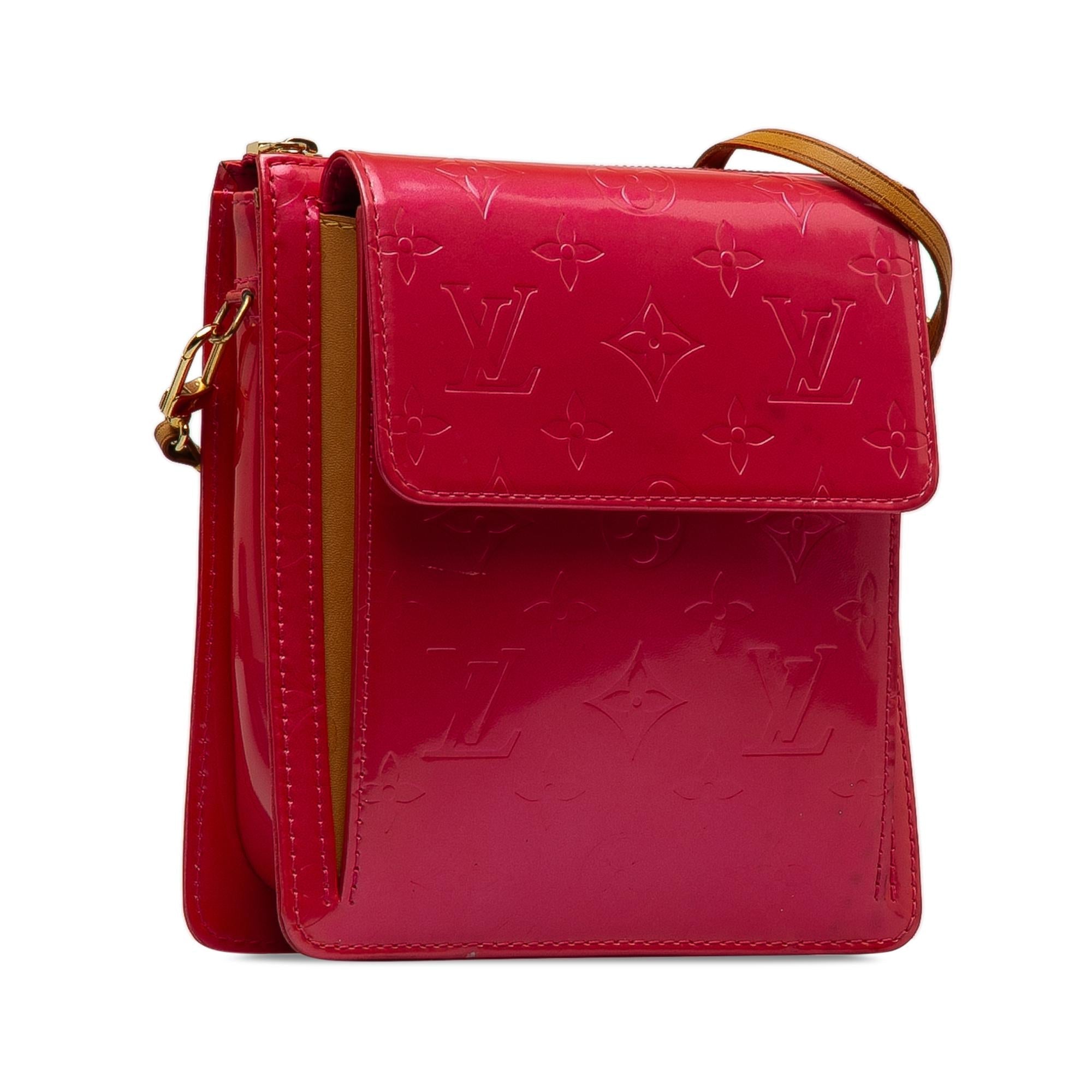 Louis Vuitton Monogram Vernis Pochette Mott (SHG-n5etRB)