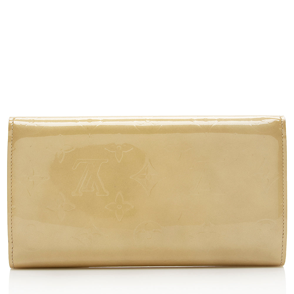 Louis Vuitton Monogram Vernis Porte Tresor International Wallet (SHF-16745)