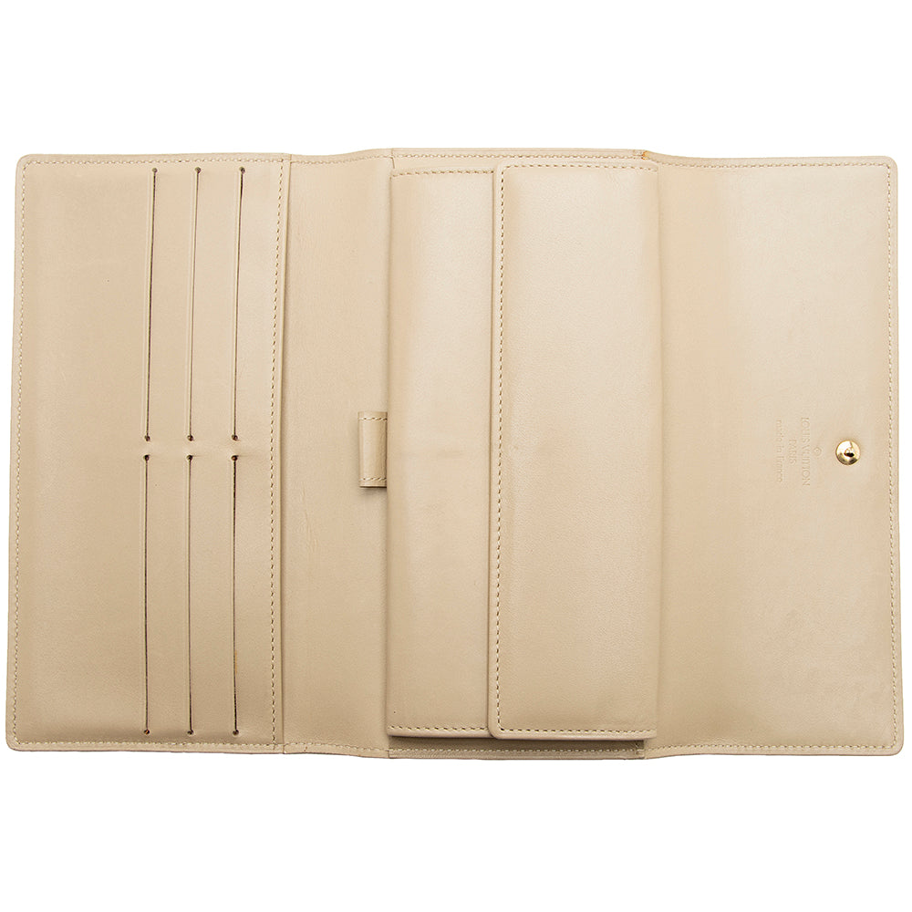 Louis Vuitton Monogram Vernis Porte Tresor International Wallet (SHF-16745)