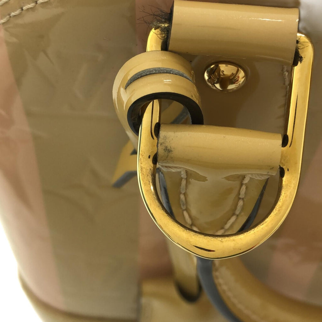 Louis Vuitton Monogram Vernis Rayures Alma BB (SHG-JU3Da7)