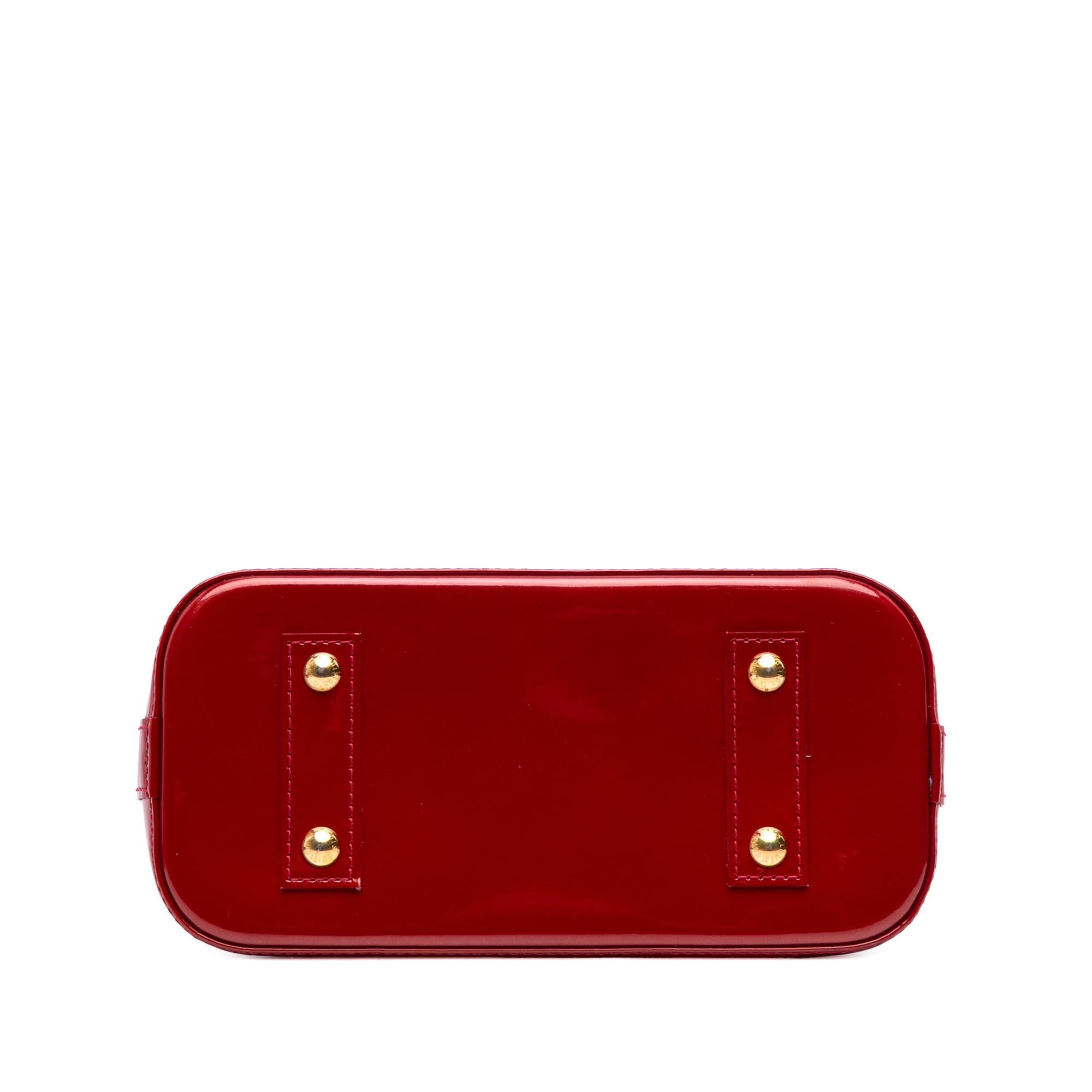 Louis Vuitton Monogram Vernis Rayures Alma BB