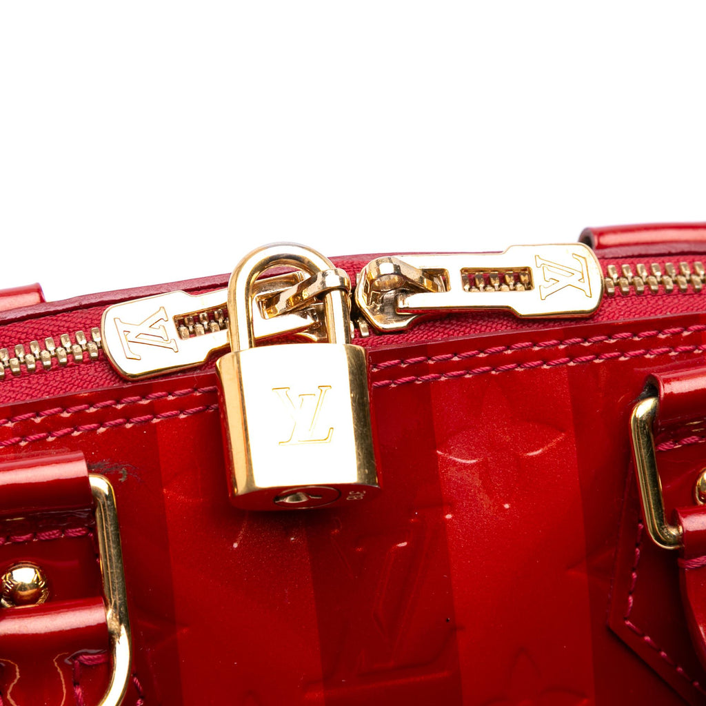 Louis Vuitton Monogram Vernis Rayures Alma BB