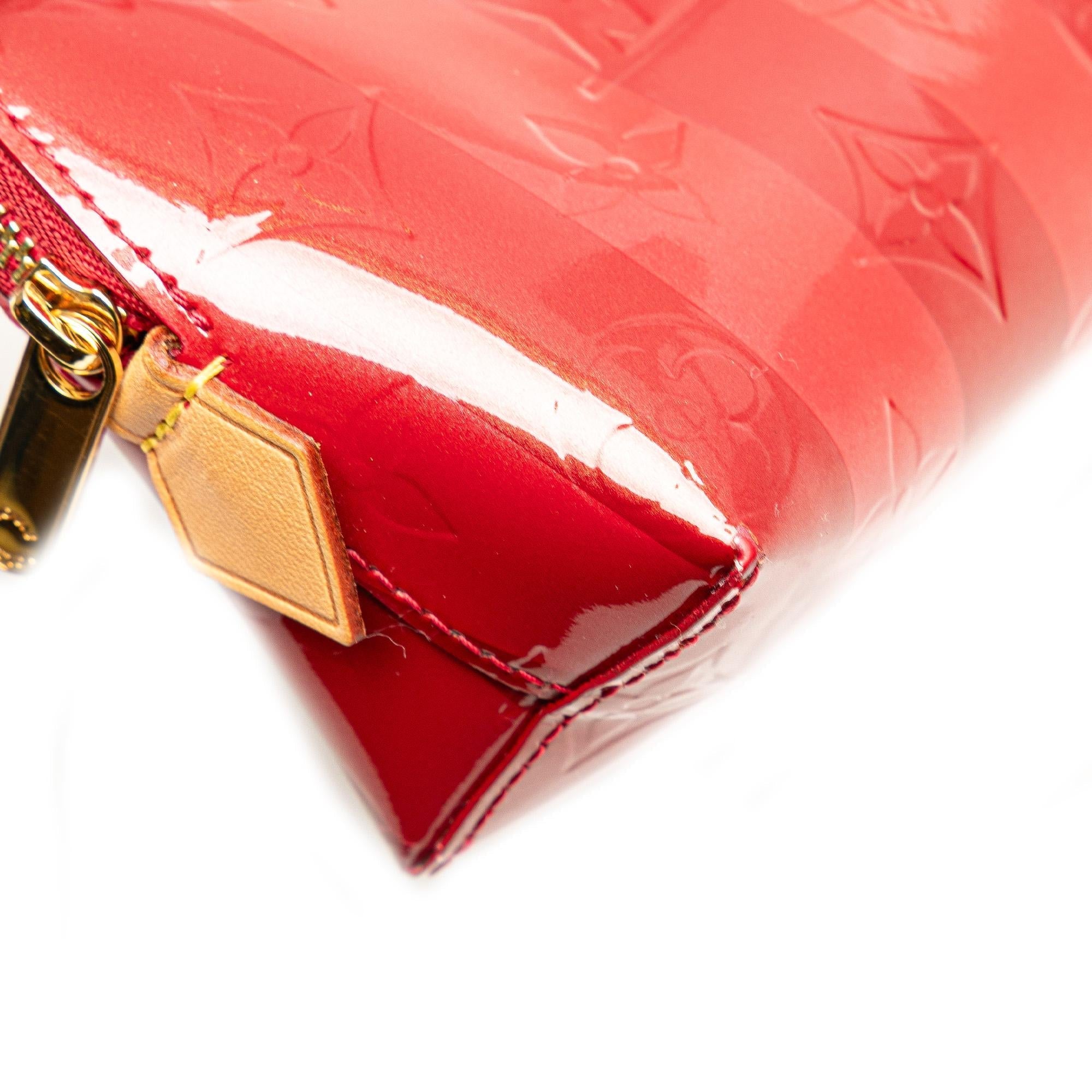 Louis Vuitton Monogram Vernis Rayures Cosmetic Pouch