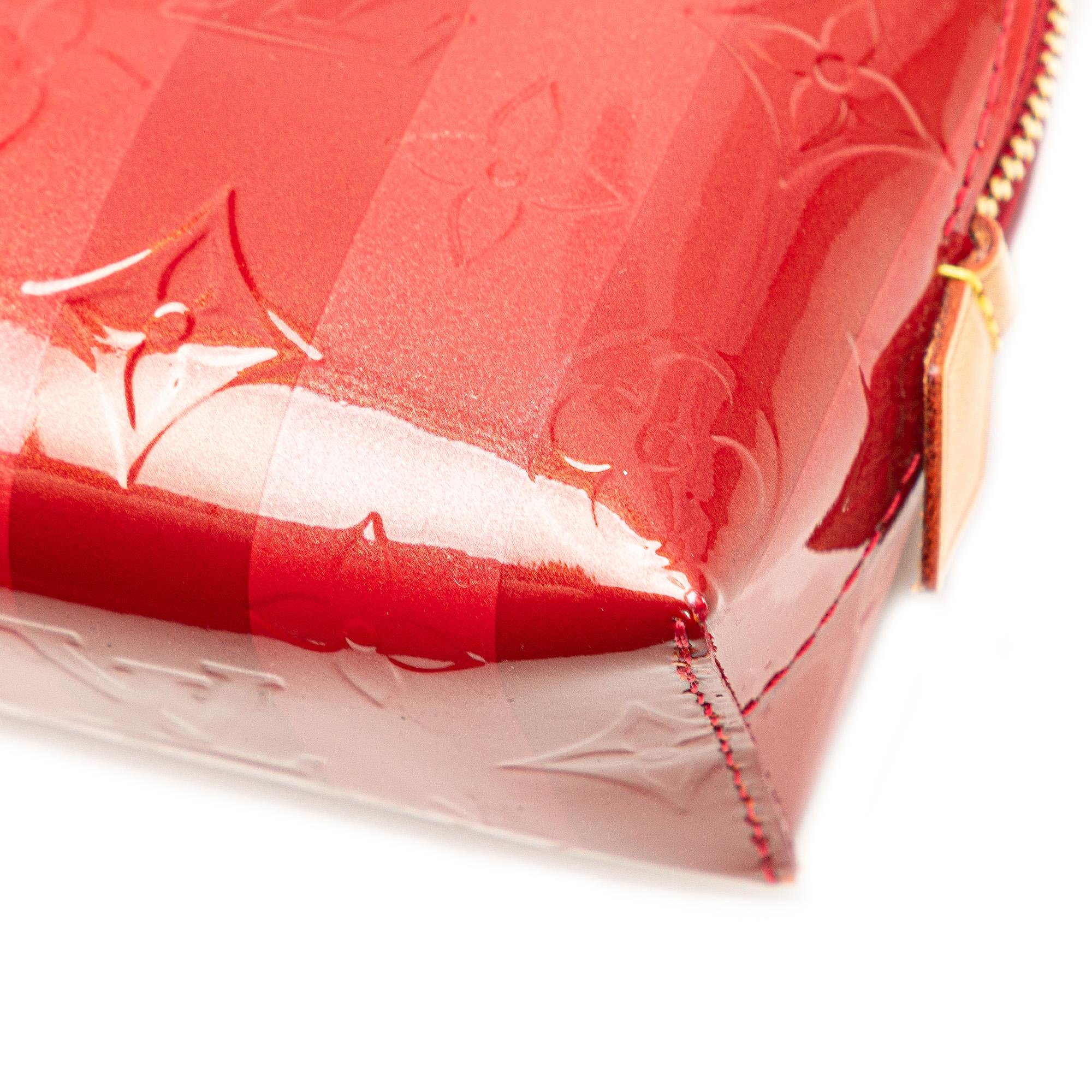 Louis Vuitton Monogram Vernis Rayures Cosmetic Pouch