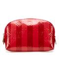 Louis Vuitton Monogram Vernis Rayures Cosmetic Pouch