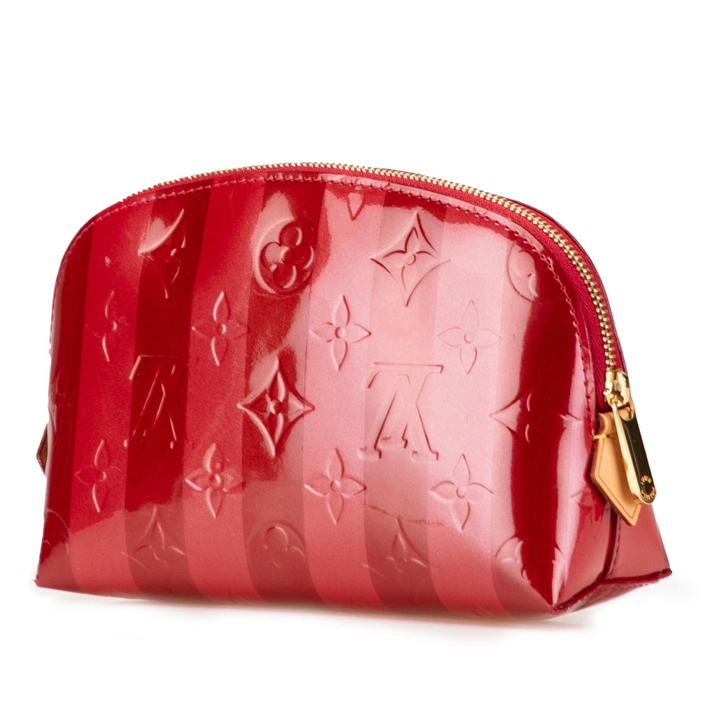 Louis Vuitton Monogram Vernis Rayures Cosmetic Pouch
