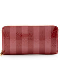 Louis Vuitton Monogram Vernis Rayures Zippy Wallet (SHF-15091)