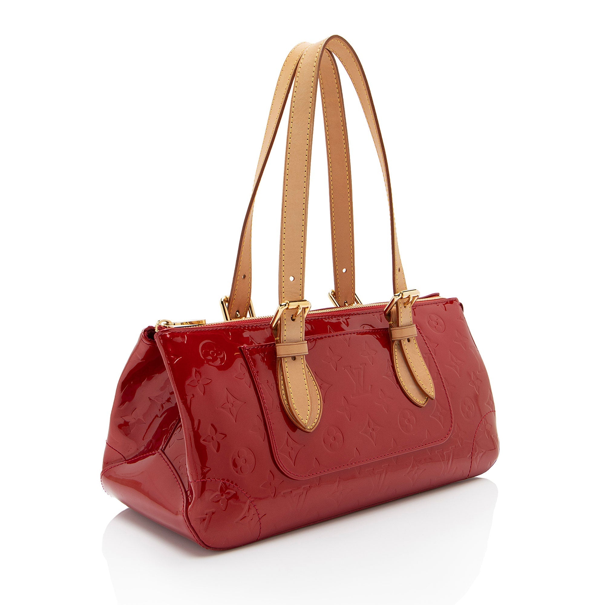 Louis Vuitton Monogram Vernis Rosewood Satchel (SHF-DhyaKM)