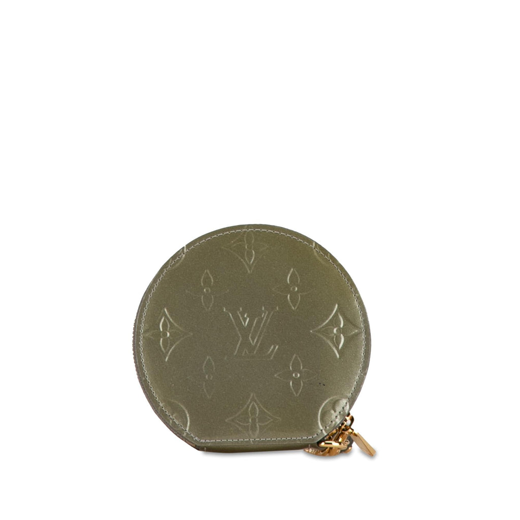 Louis Vuitton Monogram Vernis Round Coin Pouch (SHG-lfv8Cg)