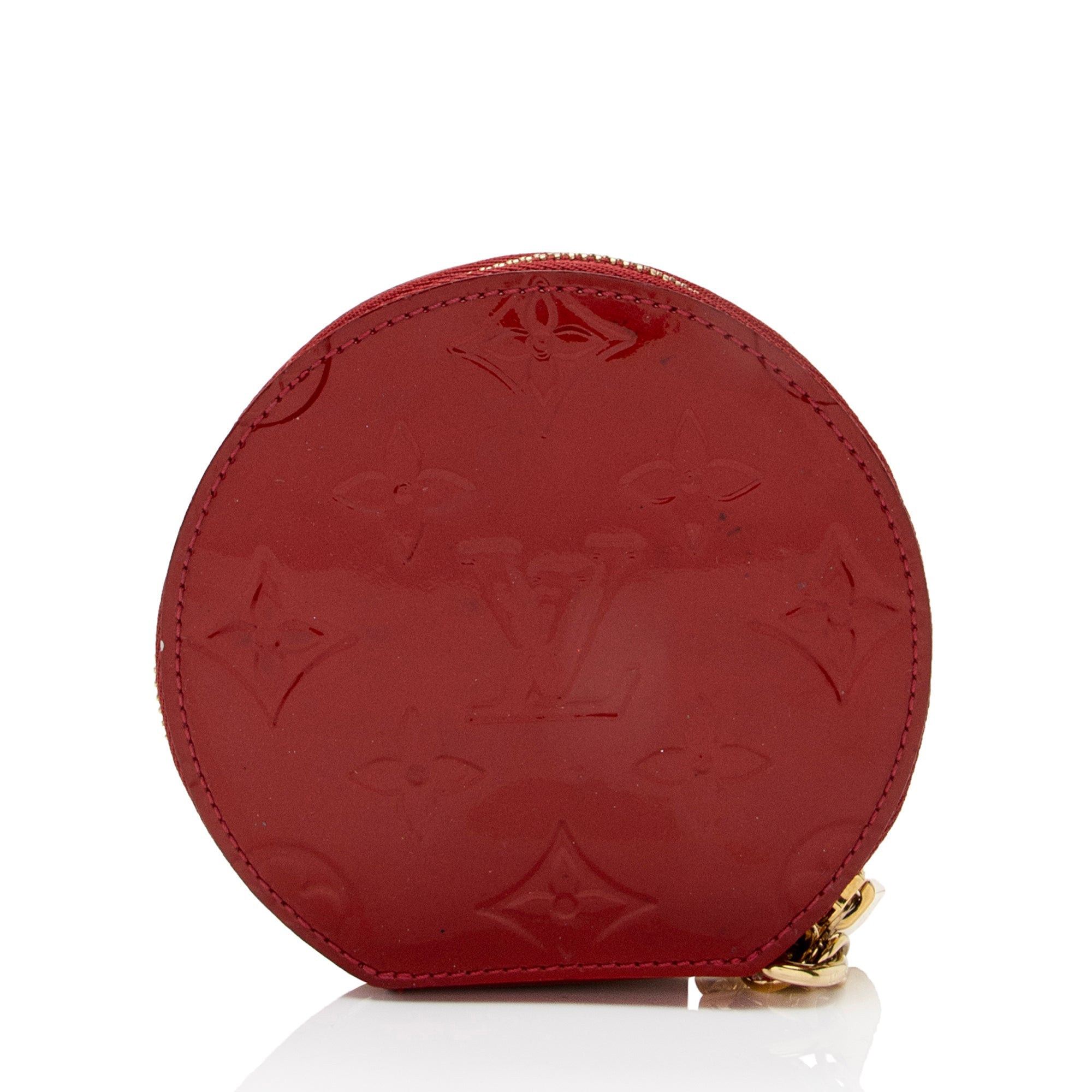 Louis Vuitton Monogram Vernis Round Zippy Coin Pouch (SHF-9HrE7J)
