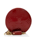Louis Vuitton Monogram Vernis Round Zippy Coin Pouch (SHF-9HrE7J)