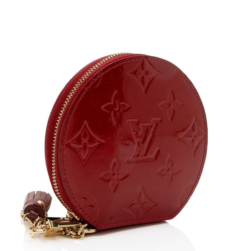 Louis Vuitton Monogram Vernis Round Zippy Coin Pouch (SHF-9HrE7J)
