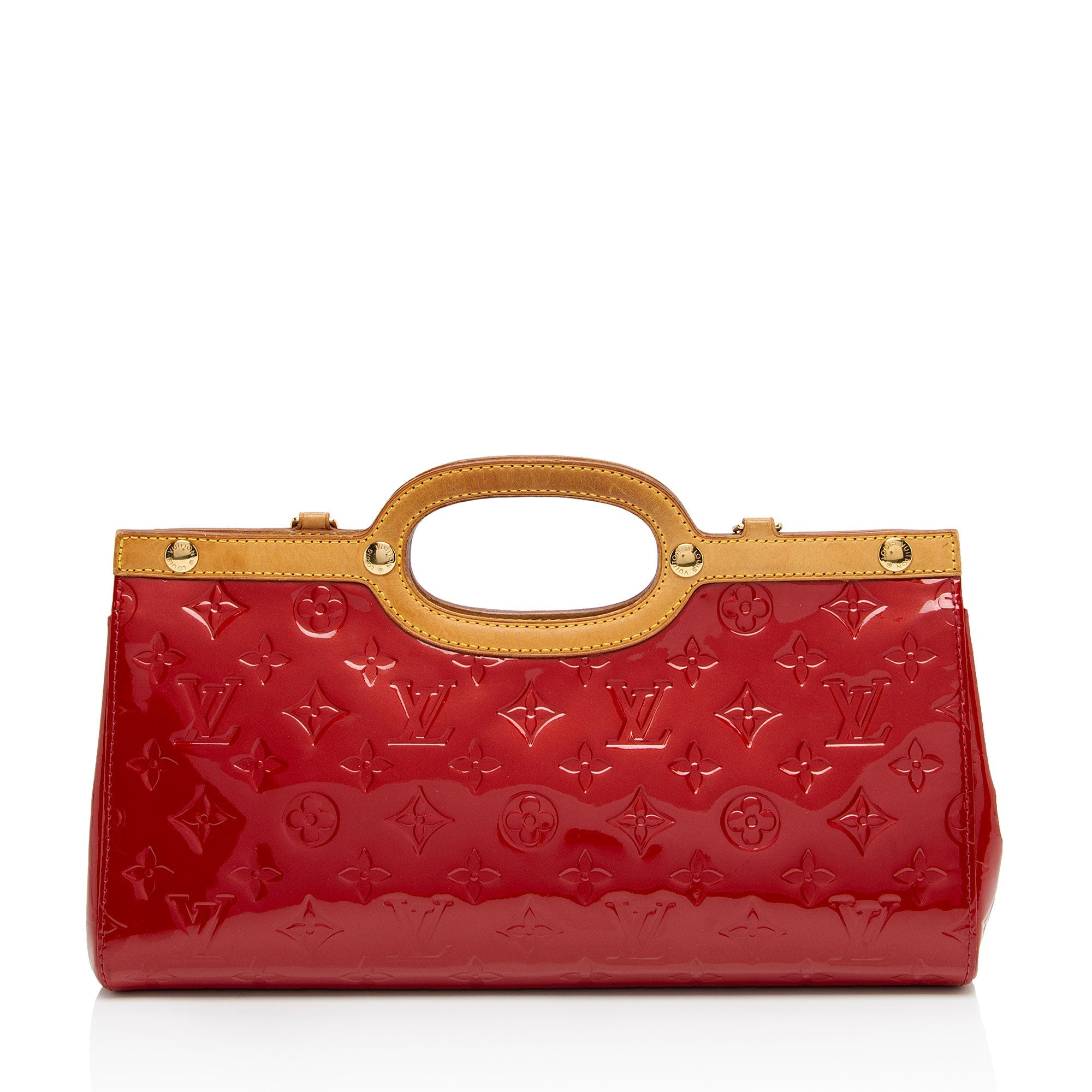 Louis Vuitton Monogram Vernis Roxbury Drive Clutch (SHF-pLf78E)