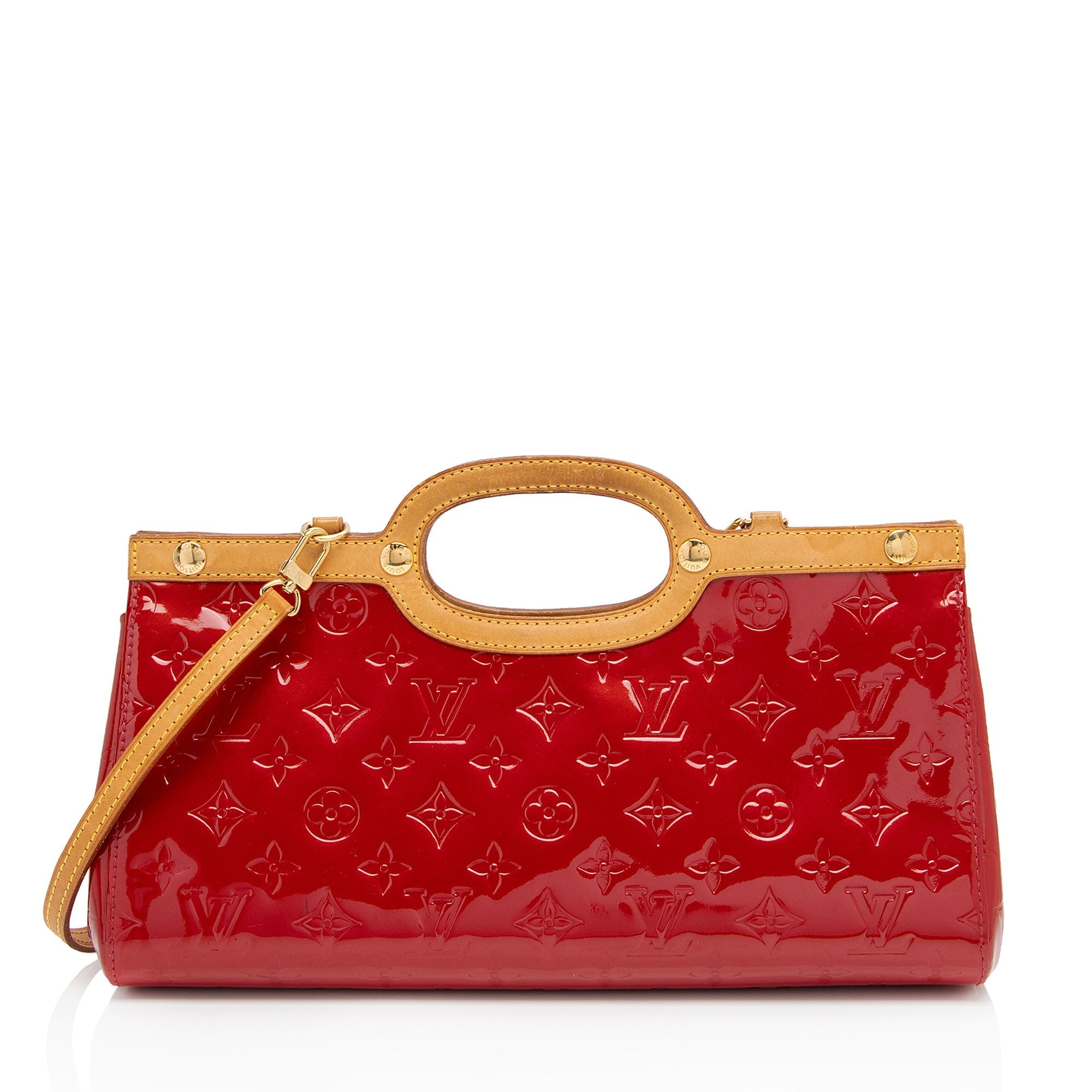 Louis Vuitton Monogram Vernis Roxbury Drive Clutch (SHF-pLf78E)