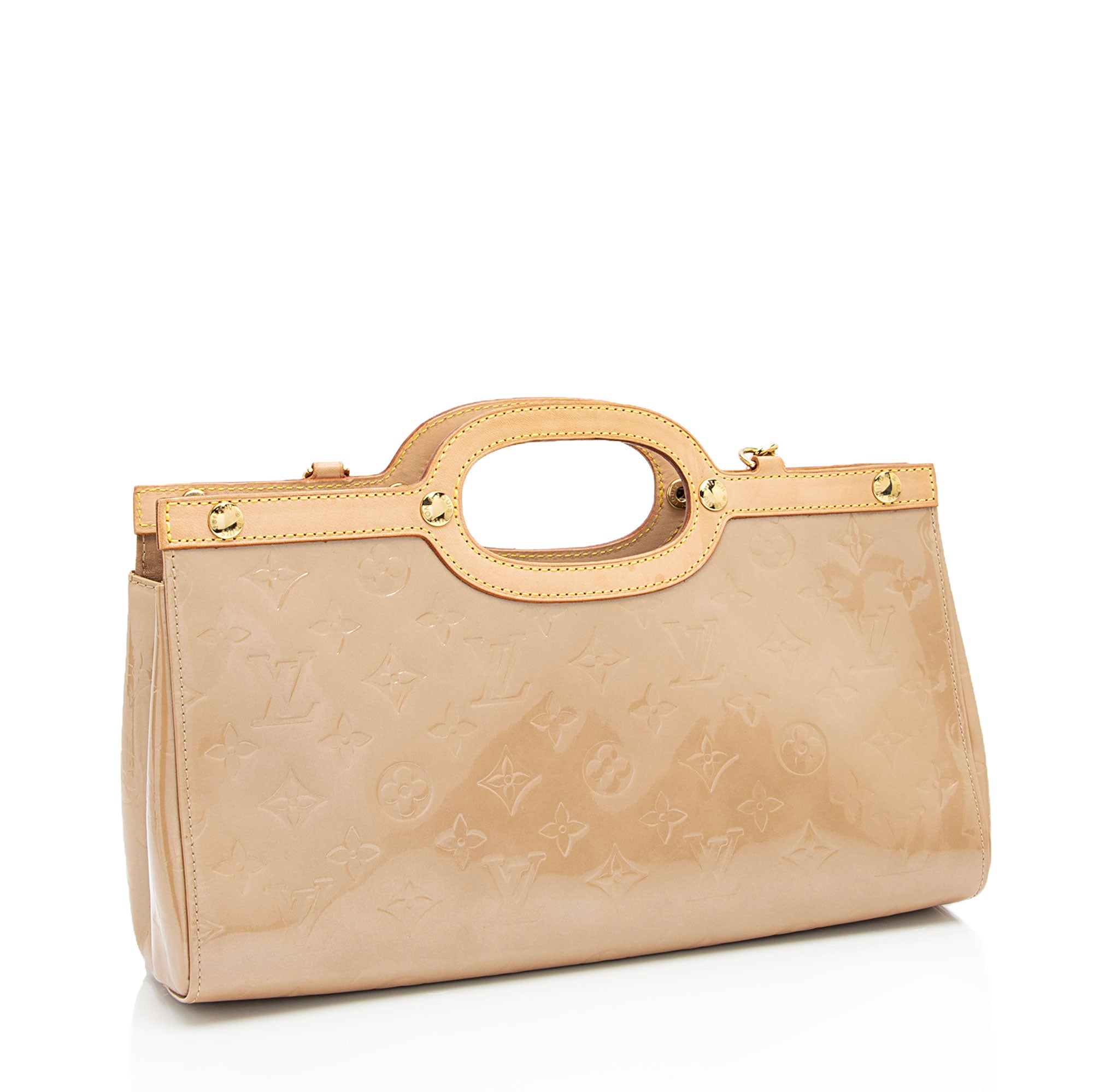 Louis Vuitton Monogram Vernis Roxbury Drive Clutch (SHF-JTTZyc)