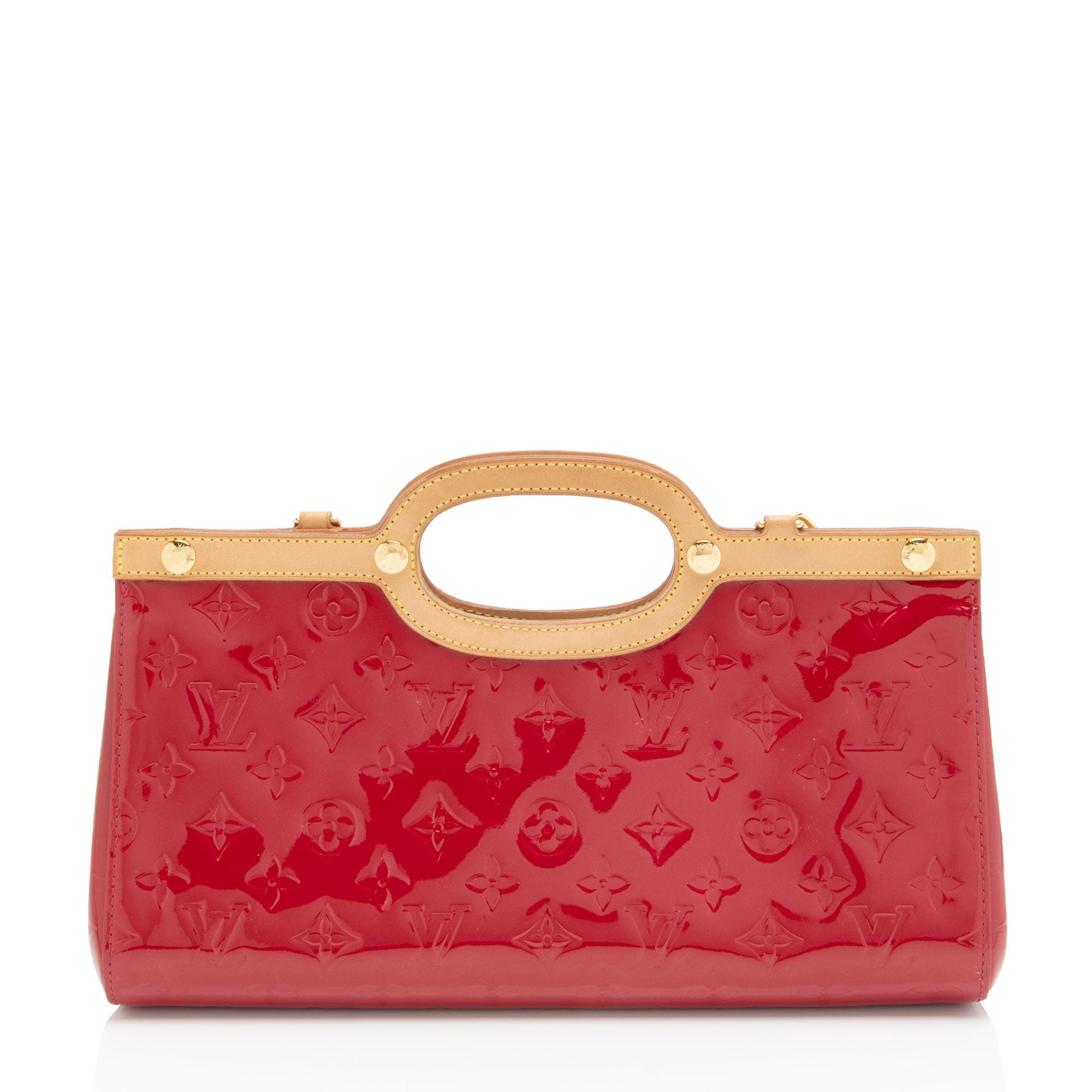 Louis Vuitton Monogram Vernis Roxbury Drive Clutch (SHF-OFeEM8)